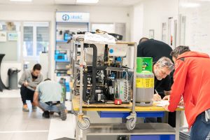 Formation climatisation en situation réelle avec manipulation sur banc pédagogique Climlab