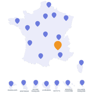 carte d'intervention en france & dom tom climlab