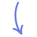 fleche bleu